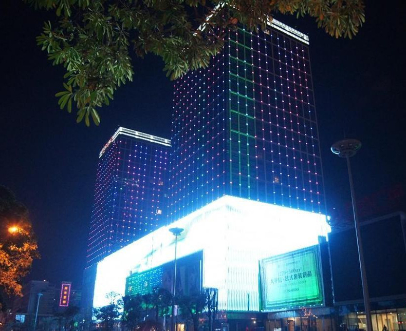 LED點光源樓體亮化怎樣設計才能讓人過目不忘？(圖2)